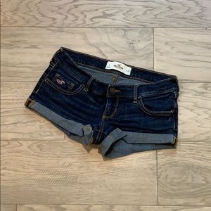 Hollister denim short shorts, size 3